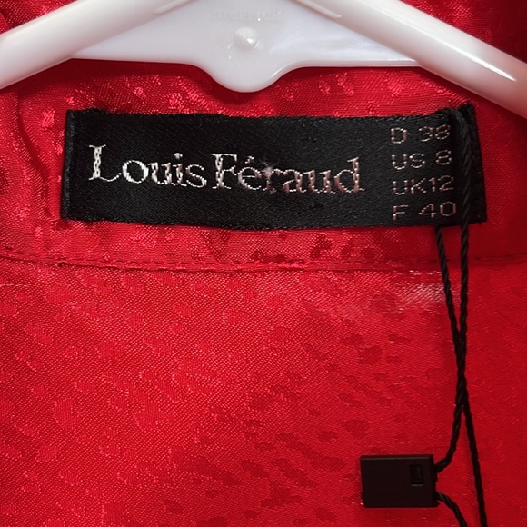 Red Louis Feraud vintage blouse - Picture 3 of 6